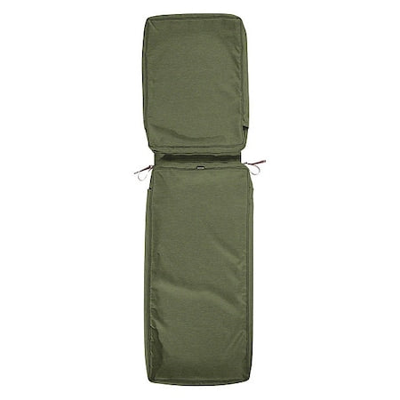 Montlake Cover, Slip, Chaise Lounge Cushion, Green, 72"x21"