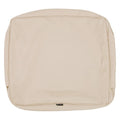 Montlake Lounge Back Cushion Slipcover, Antique Beige, 21"x4"