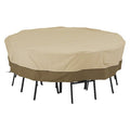 Veranda Large Square Table/Chair Set Cover, Antique Beige, 98"x98"