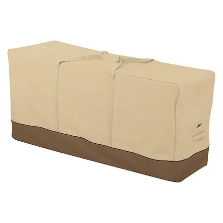 Veranda Bag, Patio Cushion/Cover Storage, Antique Beige, 62"x22"