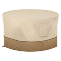 Fire Pit Cover, Cover, Table, Rnd Fire Pit, Beige, 42"