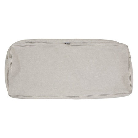 Montlake Bench/Settee Cushion Slipcover, Heather Grey, 18"x42"