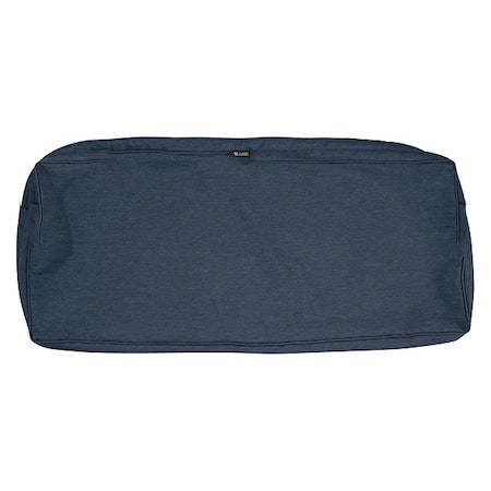 Montlake Bench/Sette Cushion Slipcover, Heather Indigo, 18"x42"