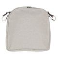 Montlake Dining Seat Cushion Slipcover, Heather Grey, 20"x20"