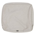 Montlake Lounge Back Cushion Slipcover, Heather Grey, 21"x4"