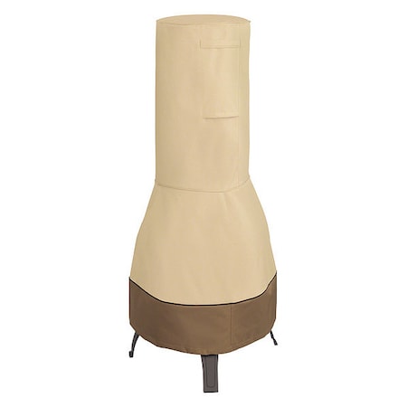 Large Outdoor Chiminea Cover, Beige