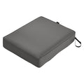 Rectangle Lounge Seat Cushion, Grey, 5" Thick