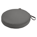 Round Dining Seat Cushion, Grey, 15" Dia