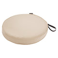 Round Dining Seat Cushion, Antique Beige, 15" Dia