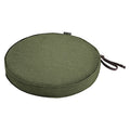 Rnd Dining Seat Cushion, Green, 15" Dia