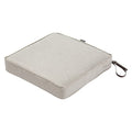 Square Dining Seat Cushion, Grey, 19"x19"x3"