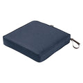 Square Dining Seat Cushion, Blue, 21"x21"x3"