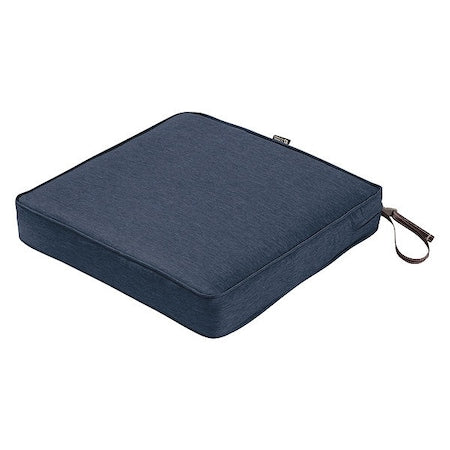 Square Dining Seat Cushion, Blue, 21"x21"x3"
