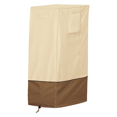 Veranda Large Square Smoker Cover, Antique Beige, 20"x19.5"