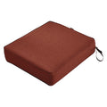 Rectangle Lounge Seat Cushn, Heather Henna, 23" x 25" x 5"