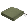 Square Dining Seat Cushion, Green, 21"