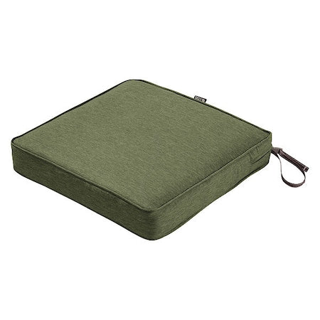 Square Dining Seat Cushion, Green, 19"