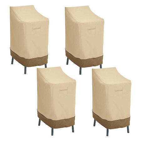Veranda Bar Chair/Stool Cover, 30"x28", 4PK