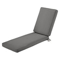 Montlake Chaise Lounge Cushion, Light Charcoal, 80"x26"