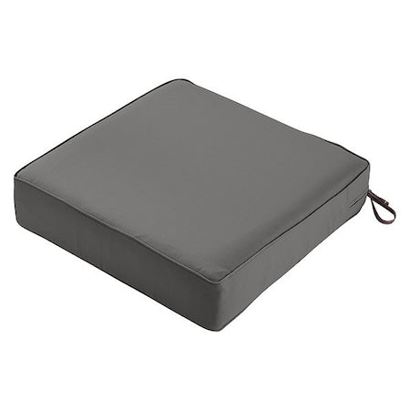 Square Lounge Seat Cushion, Grey, 25"x25"x5"