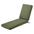 Chaise Lounge Cushion, Green, 72"x21"x3"