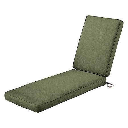Chaise Lounge Cushion, Green, 72"x21"x3"
