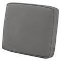 Lounge Back Cushion, Light Charcoal, 19" x 20" x 4"