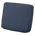 Lounge Back Cushion, Heather Indigo, 19" x 20" x 4"