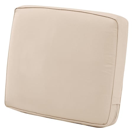 Lounge Back Cushion, Beige, 21" x 20" x 4"