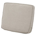 Lounge Back Cushion, Heather Grey, 21" x 20" x 4"