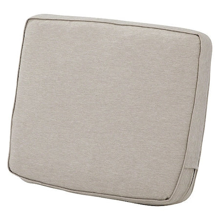 Lounge Back Cushion, Heather Grey, 21" x 20" x 4"