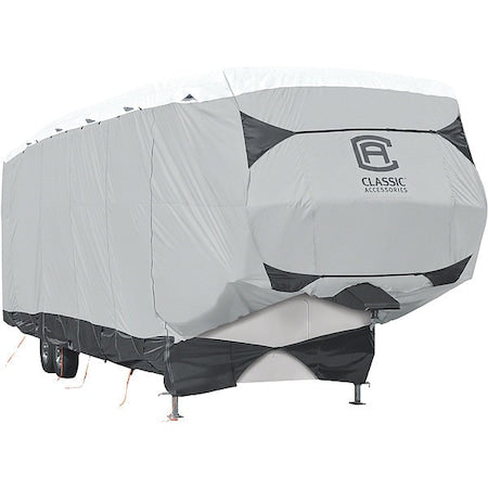 Trailer Cover, 33 ft-37 ft L, Black/Grey/White
