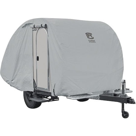 Teardrp Cover, 8 ft-10 ft L x 5 ft, W Grey