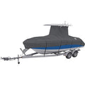 StormPro T-Top Boat Cover, MdlD, Charcoal, 17 ft - 19 ft L