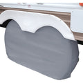 Dual Axle Wheel RV Cover, 30"-33"D, Grey