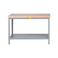 Workbench, Butcher Block, 36" W, 24" D