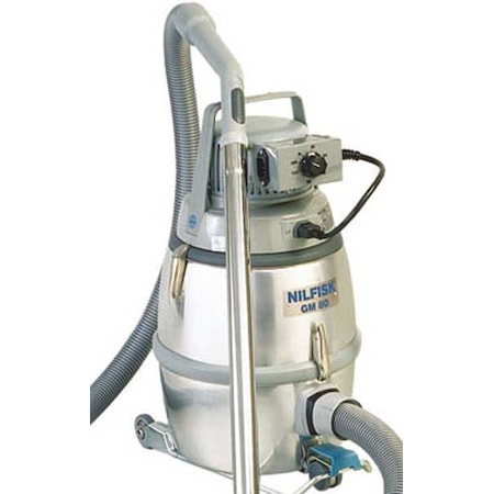 Industrial, Shop Vacuum, 3 1/4 gal, HEPA, 0 to 87 cfm, 1 1/2 hp