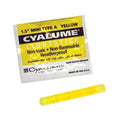 Lightstick,Yellow,4 hr.,1-1/2 in. L,PK50