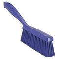 1 19/32 in W Bench Brush, Soft, 6 3/4 in L Handle, 7 in L Brush, Purple, Plastic, 13 in L Overall
