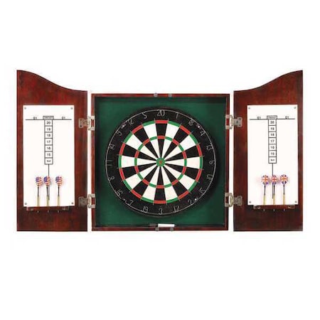 Dartboard Cabinet, 25 1/2 in Open H, Sisal