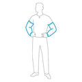 Chemical Resistant Sleeves, 18 in Length, Serged Seam, White, 200 PK
