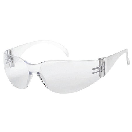 Comet, Safety Glasses, Anti-Fog, Clear Lens, Clear Frame, Frameless
