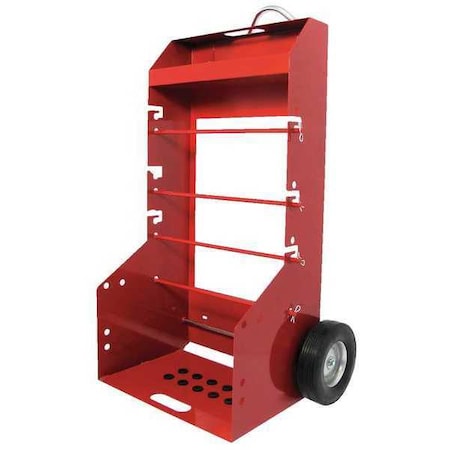 Wire Spool Cart, Portable, H 51-3/8 In