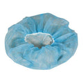 Bouffant Cap, Polypropylene, 24 in Dia., Blue, L, 100 PK