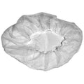 Hairnet, Polyester, 20 in Dia., White, M, 1000 PK