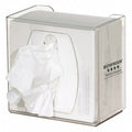 BOWMAN 5-7/64""H x 5-13/64""W Wipe Dispenser, Clear