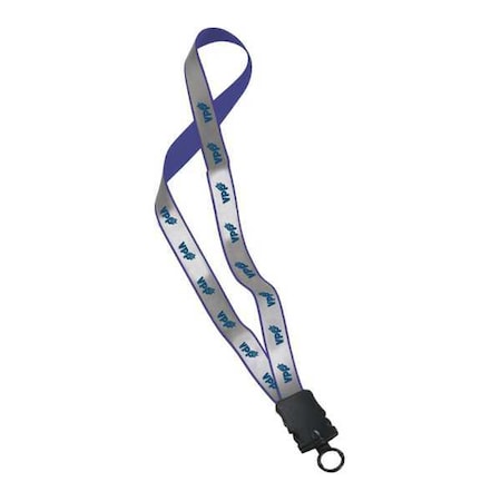 Breakaway Lanyard, 16 in. H, Blue, PK10