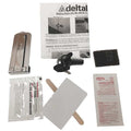 Sliding Door Lock, Polished chrome, 1/4 For Door Thickness, Keyed Alike Key Type