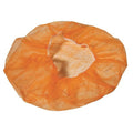 Bouffant Cap, Polypropylene, 21 in Dia., Orange, M, 1000 PK