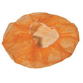 Bouffant Cap, Polypropylene, 24 in Dia., Orange, L, 1000 PK